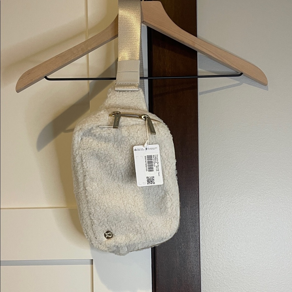 Lululemon Athletica Cream Sherpa Backpack